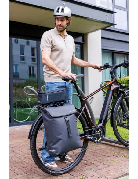 Rugzak New Looxs Hamar Backpack - 20 liter - 30 x 15 x 44 cm - Anthracite