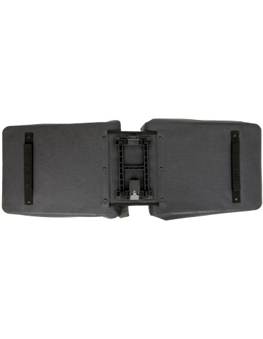 Dubbele fietstas New Looxs Hamar Double MIK 2.0 - 38 liter - 32 x 16 x 40 cm (2x) - Anthracite