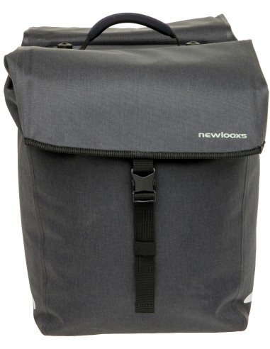 Dubbele fietstas New Looxs Hamar Double MIK 2.0 - 38 liter - 32 x 16 x 40 cm (2x) - Anthracite