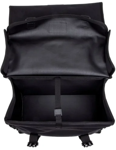 Dubbele fietstas New Looxs Canvas Deluxe - 46 liter - 39 x 18 x 33 cm (2x) - Black