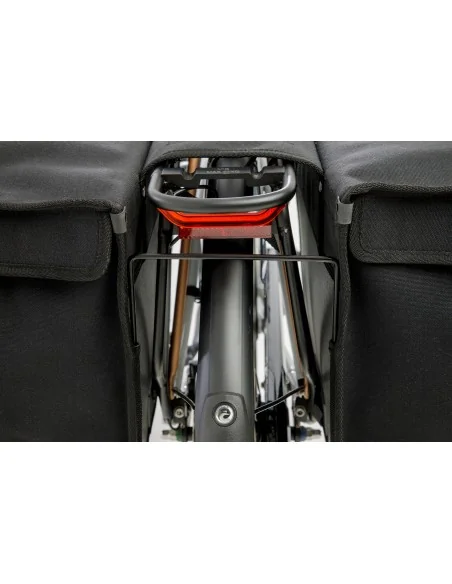 Dubbele fietstas New Looxs Canvas Camping - 66 liter - 43 x 22 x 35 cm (2x) - Black