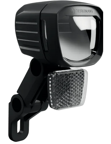 Koplamp Herrmans Nordic MR9 E-Bike 190 Lumen - Zwart