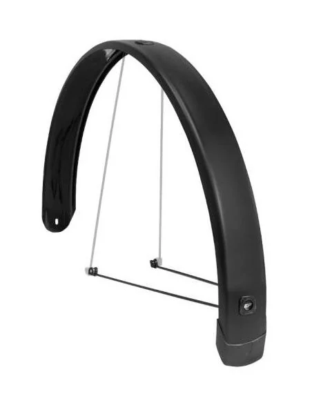 Spatbord achter Eurofender Tempo Square 28 inch 58mm - zwart