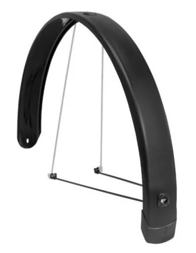 Spatbord achter Eurofender Tempo Square 28 inch 65m - zwart