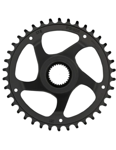 Kettingblad 38T KMC - geschikt voor Bosch generatie 4 - zwart