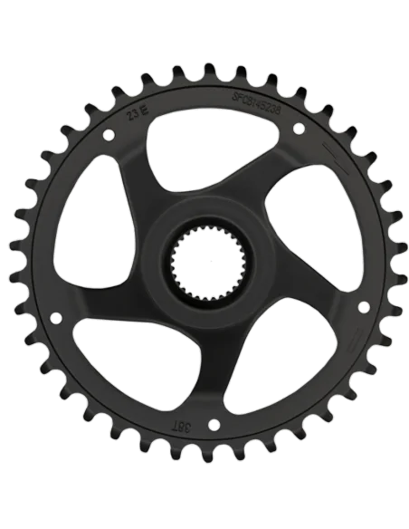 Kettingblad 38T KMC - geschikt voor Bosch generatie 4 - zwart