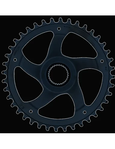 Kettingblad 40T KMC - geschikt voor Bosch generatie 4 - zwart