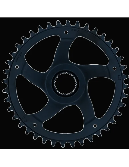 Kettingblad 40T KMC - geschikt voor Bosch generatie 4 - zwart