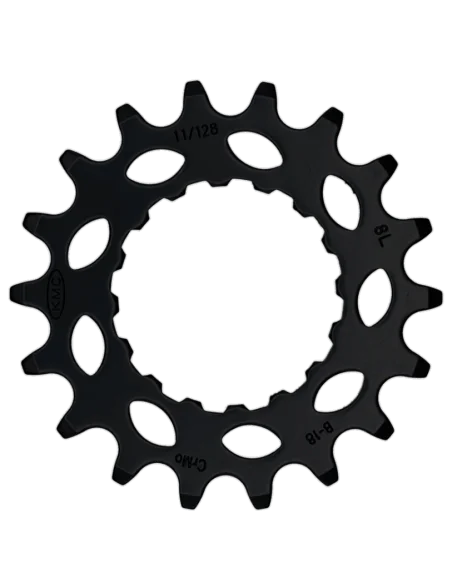 Tandwiel KMC Voor Bosch 18T CRO-MO Staal 11/128 inch - Zwart