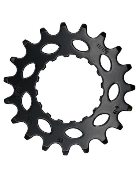Tandwiel KMC Voor Bosch 19 CRO-MO Staal 11/128 inch - Zwart