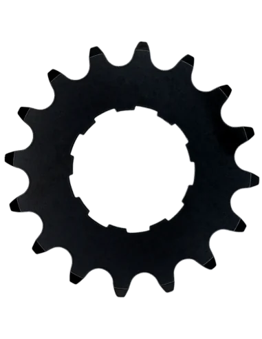 Tandwiel KMC Voor enviolo 16T O-MO Staal 3/32 inch - Zwart