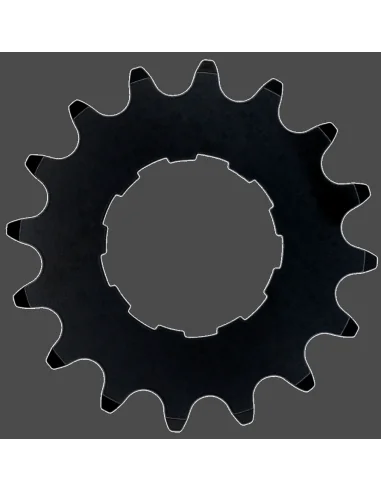 Tandwiel KMC Voor enviolo 16T O-MO Staal 3/32 inch - Zwart