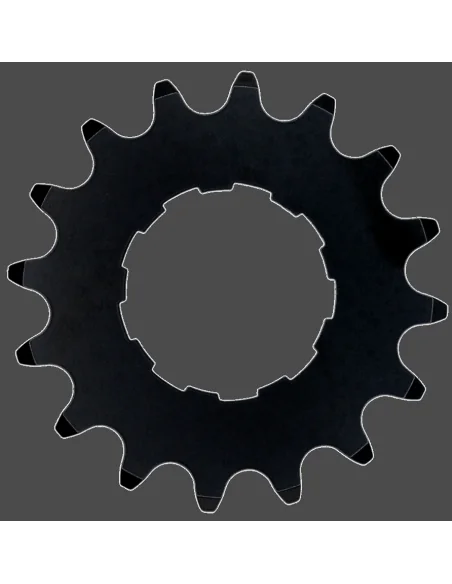 Tandwiel KMC Voor enviolo 16T O-MO Staal 3/32 inch - Zwart