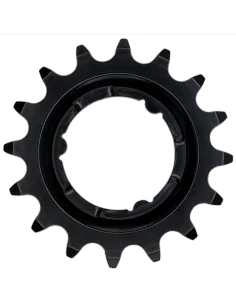 Tandwiel KMC Voor Shimano 16T O-MO Staal 3/32 inch - Zwart