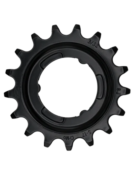 Tandwiel KMC Voor Shimano 17T O-MO Staal 3/32 inch - Zwart