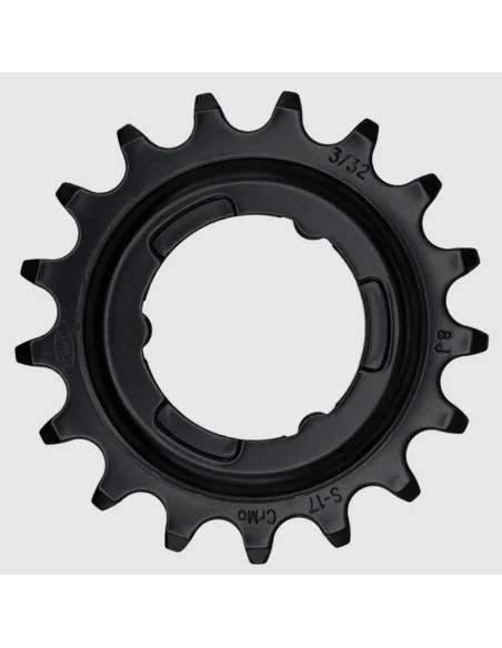 Tandwiel KMC Voor Shimano 17T O-MO Staal 3/32 inch - Zwart