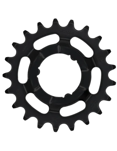 Tandwiel KMC Voor Shimano 21T O-MO Staal 3/32 inch - Zwart