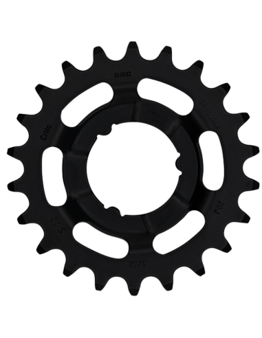 Tandwiel KMC Voor Shimano 22T O-MO Staal 3/32 inch - Zwart