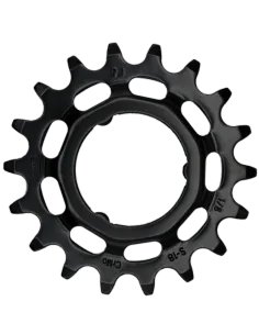 Tandwiel KMC Voor Shimano 18T O-MO Staal 1/8 inch - Zwart