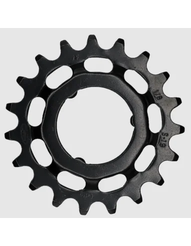 Tandwiel KMC Voor Shimano 19T O-MO Staal 1/8 inch - Zwart