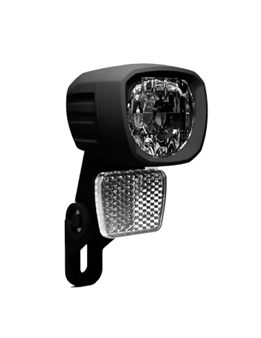 Koplamp Herrmans Nordic CL3 E-bike 100 Lumen - zwart