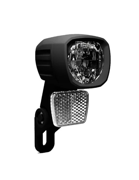 Koplamp Herrmans Nordic CL3 E-bike 100 Lumen - zwart