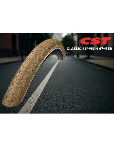 Buitenband CST Zeppelin 26 x 1.75'' / 47-559 - khaki met reflectie