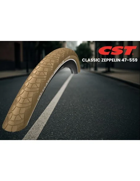 Buitenband CST Zeppelin 26 x 1.75'' / 47-559 - khaki met reflectie