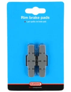 Rembloksets Elvedes power pads Magura HS11 / HS33 - grijze compound (op kaart) 2