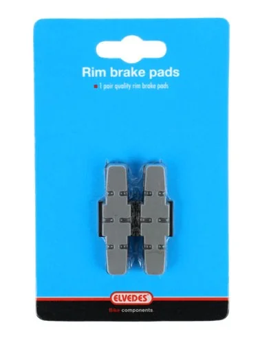 Rembloksets Elvedes power pads Magura HS11 / HS33 - grijze compound (op kaart)