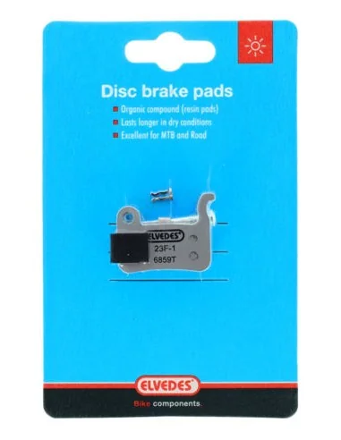 Schijfremblokset Elvedes - Shimano - Organische Compound (resin) - 1 paar
