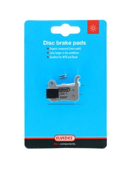 Schijfremblokset Elvedes - Shimano - Organische Compound (resin) - 1 paar