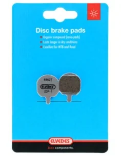 Schijfremblokset Elvedes - Hayes - Organische Compound (resin) - 1 paar 2