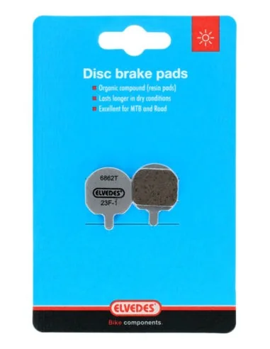 Schijfremblokset Elvedes - Hayes - Organische Compound (resin) - 1 paar