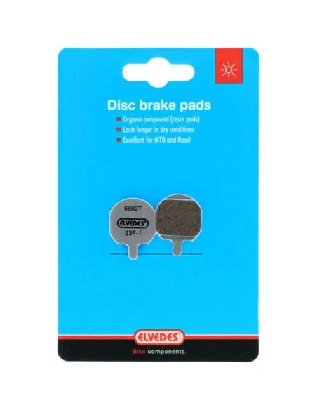 Schijfremblokset Elvedes - Hayes - Organische Compound (resin) - 1 paar