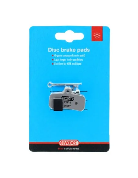 Schijfremblokset Elvedes - Shimano - Organische Compound (resin) - 1 paar