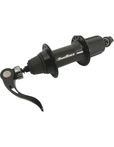 Achternaaf 8 speed Sunrace HBM53 - 36 gaats - 135 mm - Quick Release - zwart