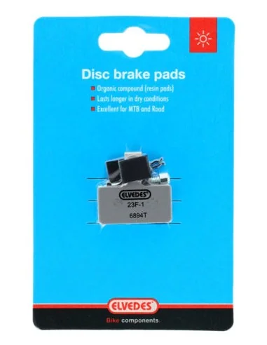Schijfremblokset Elvedes - Shimano - Organische Compound (resin) - 1 paar