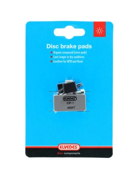 Schijfremblokset Elvedes - Shimano - Organische Compound (resin) - 1 paar