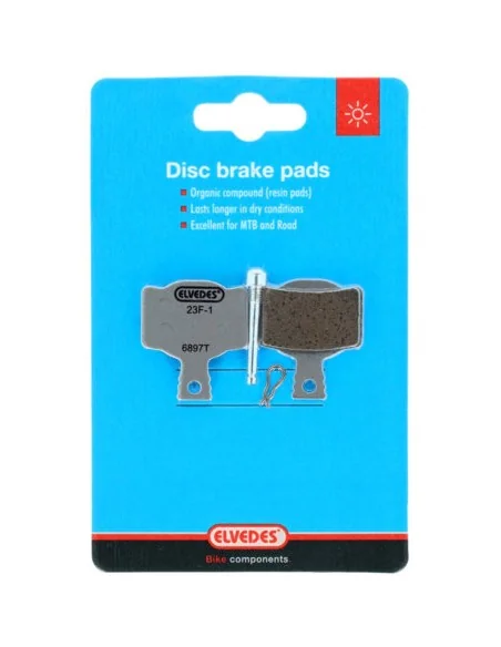 Schijfremblokset Elvedes - Magura - Organische Compound (resin) - 1 paar