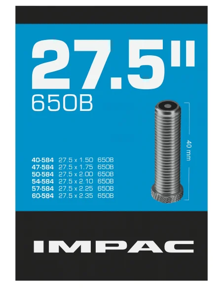 Binnenband Impac 27.5" / 40/60-584 - AV40 mm ventiel