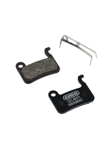 Schijfremblokset Elvedes - Shimano - Carbon Metallic Compound (semi metal pads) - 1 paar