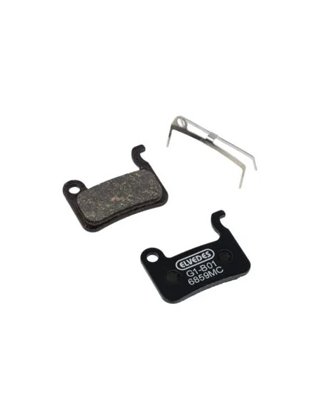 Schijfremblokset Elvedes - Shimano - Carbon Metallic Compound (semi metal pads) - 1 paar