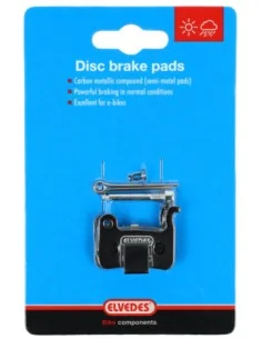 Schijfremblokset Elvedes - Shimano - Carbon Metallic Compound (semi metal pads) - 1 paar 2