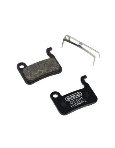 Schijfremblokset Elvedes - Shimano - Carbon Metallic Compound (semi metal pads) - 10 paar