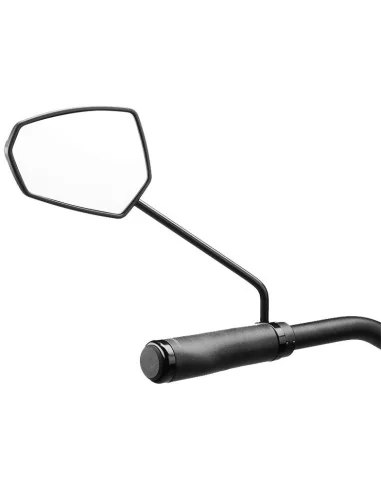 Spiegel Ergotec M-77L - links montage - zwart