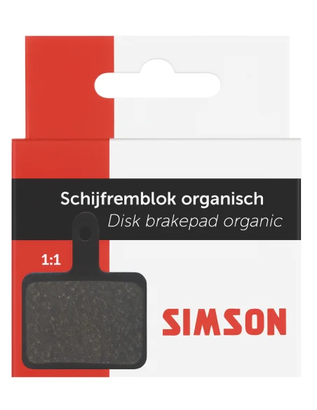 Schijfremblokset Simson organisch (1 paar)