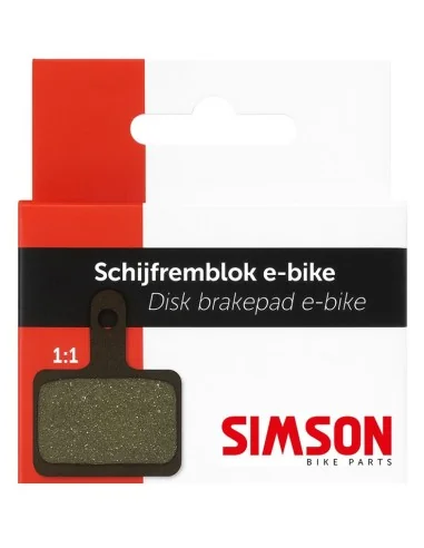 Schijfremblokset Simson E-bike (1 paar)