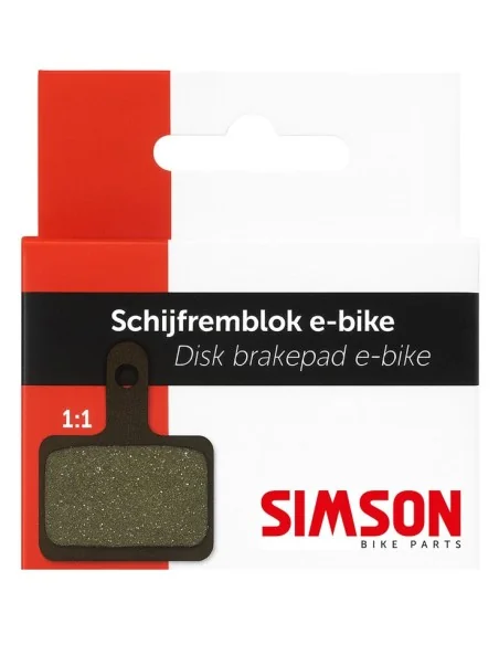 Schijfremblokset Simson E-bike (1 paar)