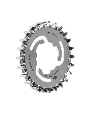 Achtertandwiel Gates CDC Center Track 24T Shimano IGH - CRMO staal